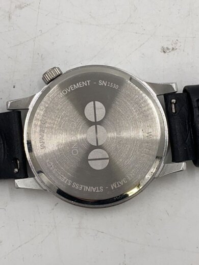 商品画像：クォーツ腕時計/アナログ/レザー/BLU/BLK/1200.1053/電池切れ 3