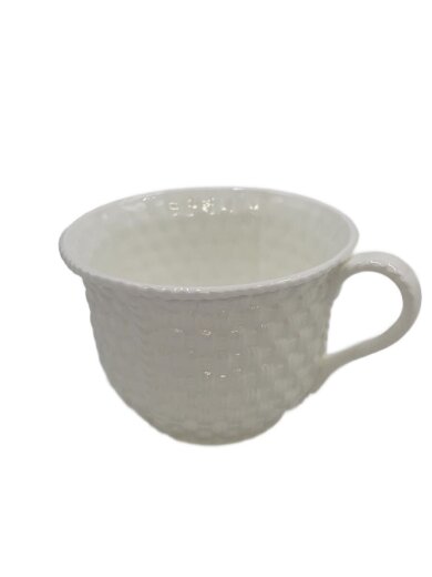 商品画像：カップ&ソーサー/WHT/WEAVE/アイルランド製/SYBIL CONNOLLY 1