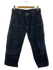 ダブルニーペインターパンツ/34/デニム/IDG/無地