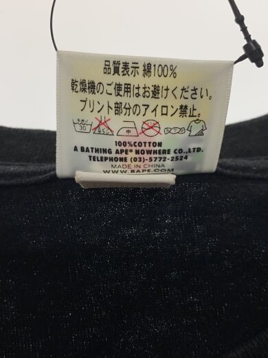 商品画像：マイロTシャツ/M/コットン/BLK/DJ MILO/使用感 4