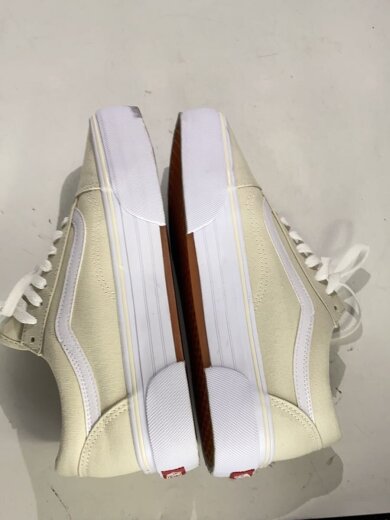 商品画像：ローカットスニーカー/24.5cm/IVO/コットン/V36CF 6