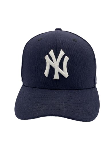 商品画像：キャップ/7 3/8/ポリエステル/NVY/無地/メンズ/NY 1