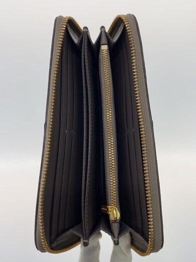 商品画像：ラウンドファスナー/長財布/--/BEG/無地/レディース 4