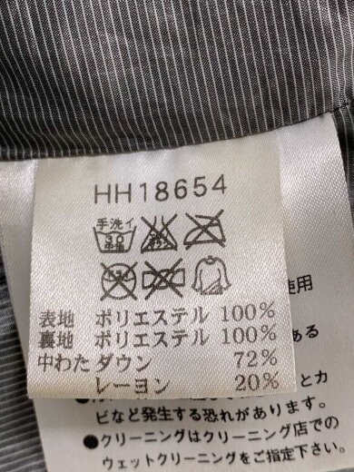 商品画像：ダウンジャケット/S/ポリエステル/BLK/無地/HH18654 4