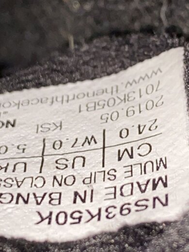 商品画像：シューズ/24cm/BLK/NS93K50K 5