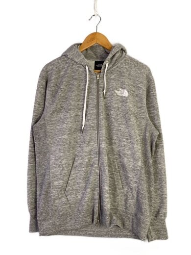 商品画像：SQUARE LOGO FULL ZIP_スクエアロゴフルジップ/L/コットン/GRY/無地// 1