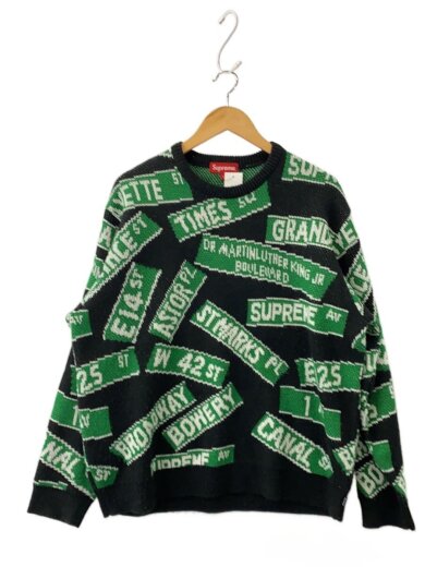 商品画像：21SS/STREET SIGNS SWEATER/L/アクリル/マルチカラー/総柄// 1