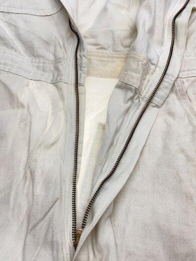 商品画像：オールインワン/42/コットン/WHT/60`S/HBT/GRIPPERZIP/ワッペン付き/汚れ有// 3