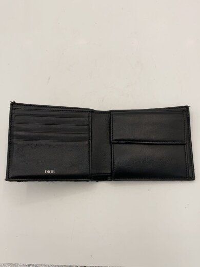 商品画像：2つ折り財布/--/BLK/総柄/メンズ/オブリーク 4