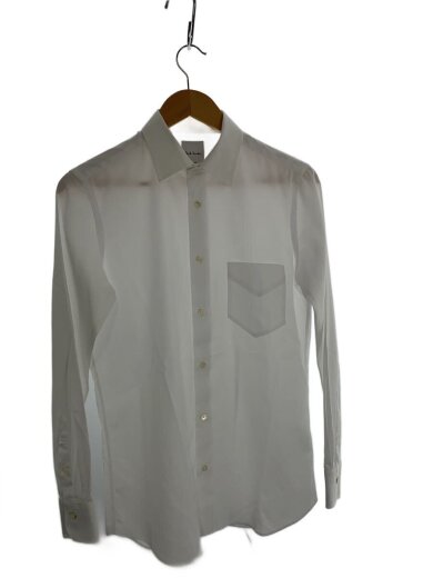 商品画像：長袖シャツ/M/コットン/WHT/PF-WR-60559 1