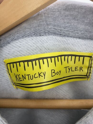 商品画像：KENTUCKY BOY TYLER/パーカー/XL/コットン/GRY/M2650/FOLKパッチワークロゴ 3