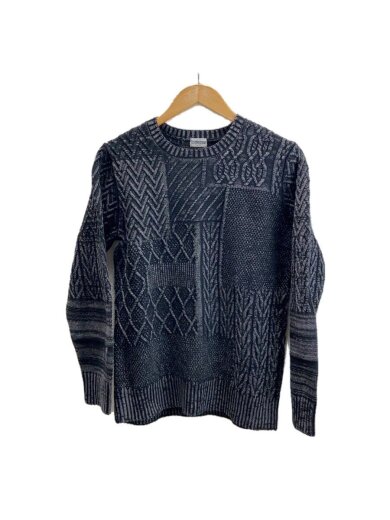 商品画像：セーター(厚手)/M/コットン/BLK/無地 1