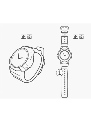 商品画像：クォーツ腕時計/アナログ/ステンレス/BLK/GLD/SS 8