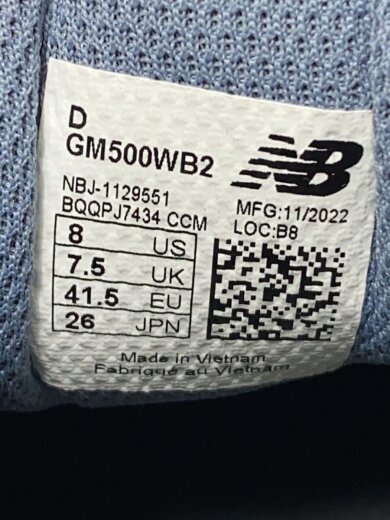 商品画像：GM500/ネイビー/26cm/NVY 5