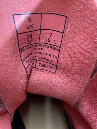 商品画像：ブーツ/38/RED/27242500 5