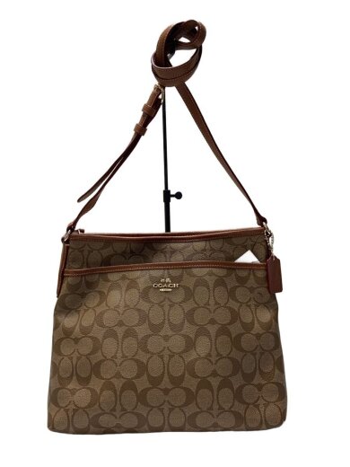 商品画像：ショルダーバッグ_シグネチャー/レザー/BRW/総柄 1