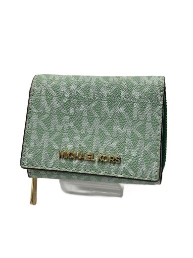 商品画像：3つ折り財布/レザー/GRN/総柄/35H9GTVZ5R 1