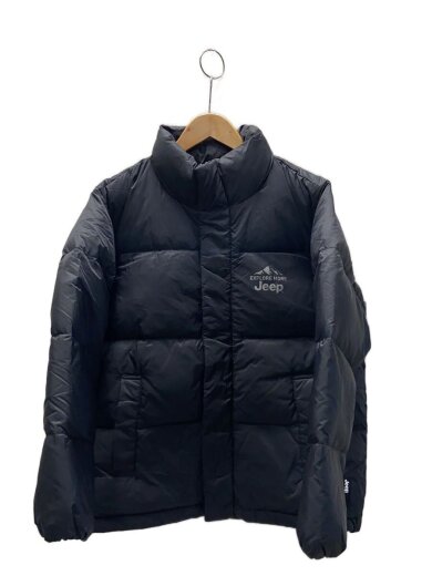 画像：Jeepダウンジャケット/M/ナイロン/BLK1