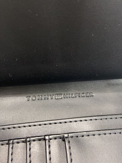 商品画像：2つ折り財布/レザー/BLK/無地/メンズ 3