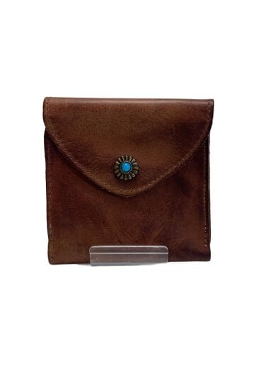 商品画像：3つ折り財布/レザー/BRW/無地/メンズ 1