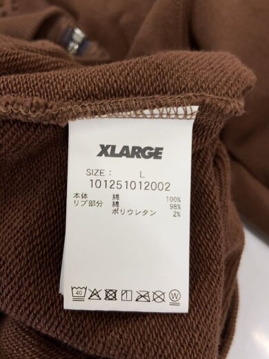 商品画像：ジップパーカー/L/コットン/BRW/101251012002 4