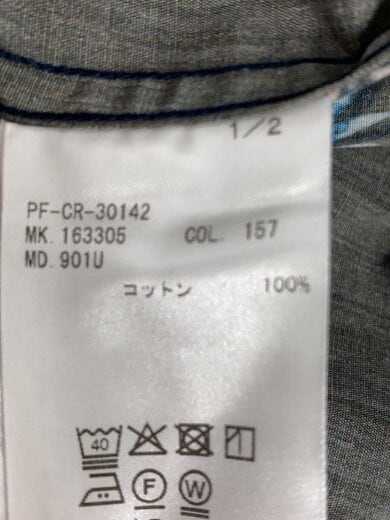 商品画像：長袖シャツ/XL/コットン/マルチカラー/総柄/163305 901U 4