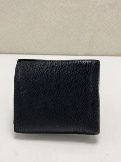 商品画像：2つ折り財布/レザー/BLK/無地/メンズ/YEM122-YAQ2E// 2