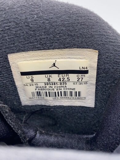 商品画像：AIR JORDAN 8 RETRO/エアジョーダンレトロ/ブラック/305381-025/27cm/BLK/レサ// 5