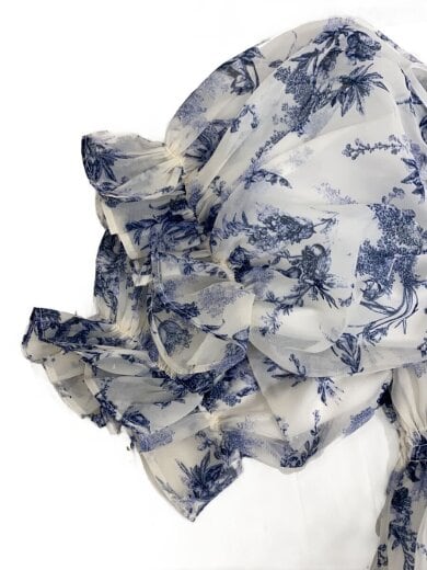 商品画像：半袖シャツ/one/ポリエステル/BLU/総柄 5