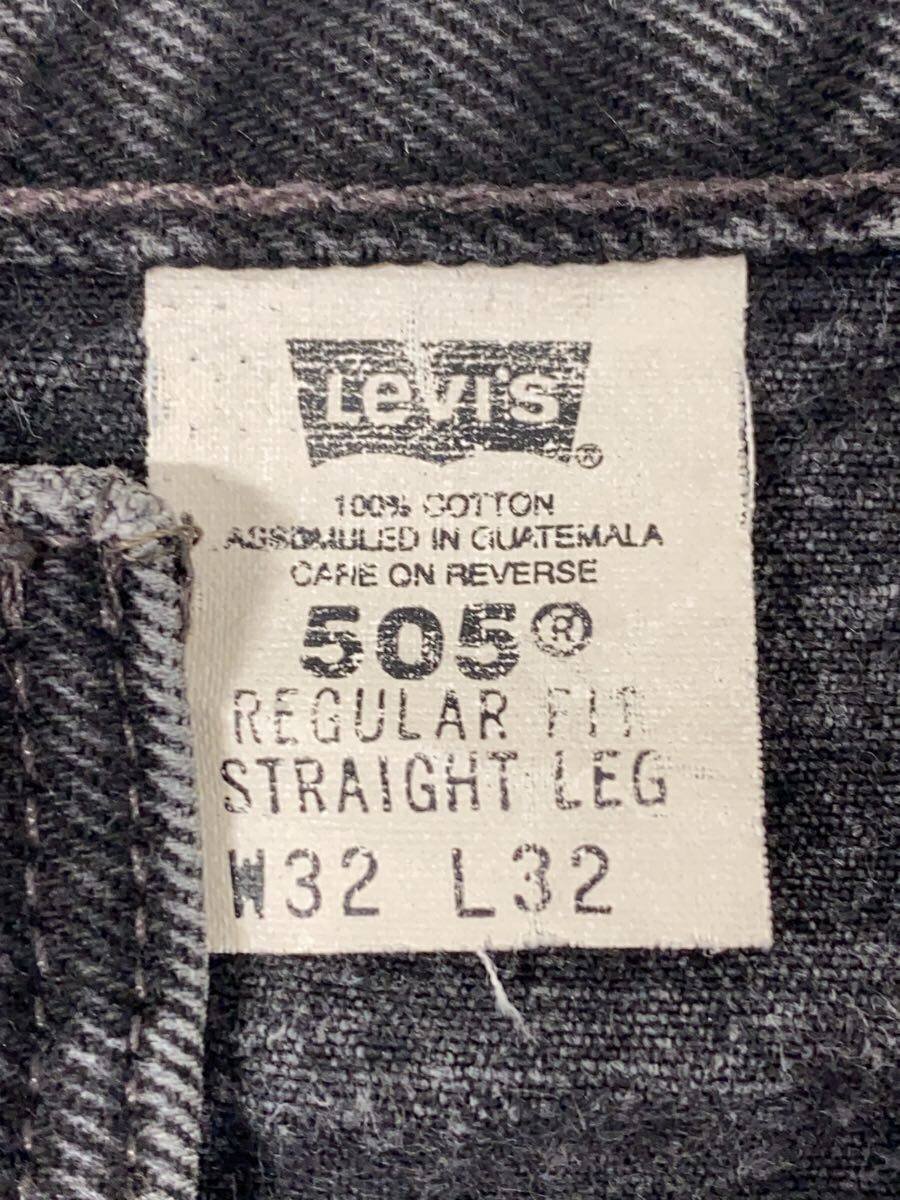 Levi’s / ボトム/32/コットン/BLK/505-0260