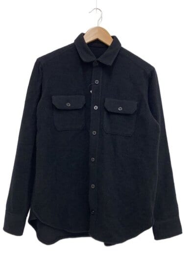 商品画像：長袖シャツ/M/ウール/BLK 1