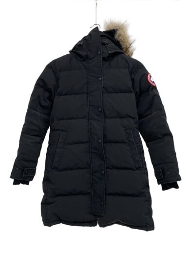 商品画像：スレ有/ロングダウンジャケット/S/ポリエステル/BLK/3802LA 1