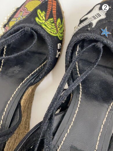 商品画像：エスパドリーユ/37.5/BLK 7