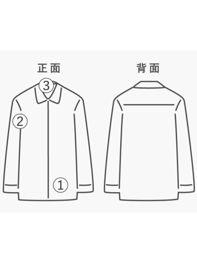 商品画像：長袖シャツ/40/ポリエステル/GRN 9