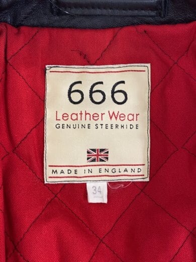 商品画像：ダブルライダースジャケット/34/レザー/BLK 3