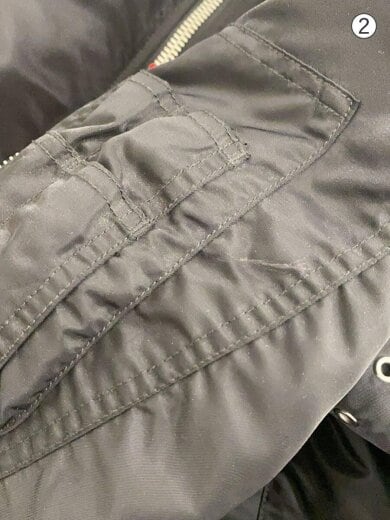 商品画像：フライトジャケット/XS/ナイロン/BLK 8