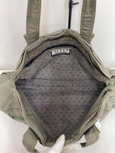 商品画像：スレ・汚れ有/トートバッグ/ナイロン/GRY/無地 6