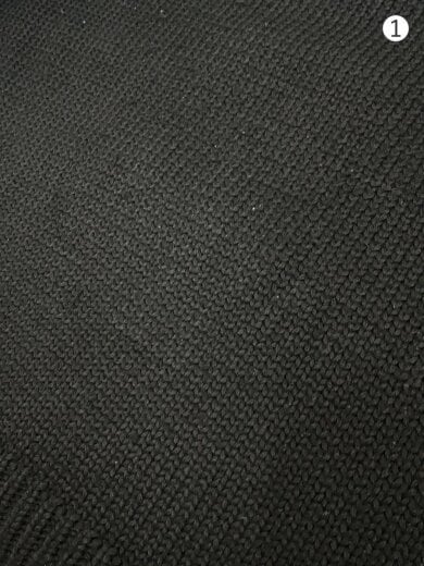 商品画像：ニット・セーター(厚手)/4/ポリエステル/BLK/242MADT-KNM05 7