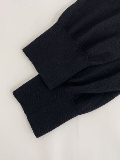 商品画像：ニット・セーター(薄手)/S/ウール/BLK/16-4101705-050-902 6