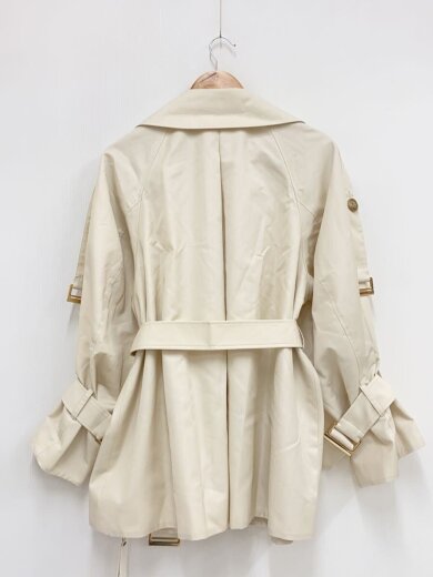 商品画像：ミドルトレンチコート/コート/one/コットン/BEG/SWFC261129 2