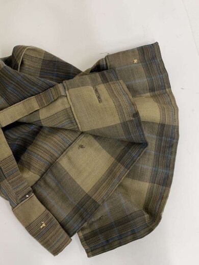 商品画像：～70s/SCOTSET/右袖ボタン欠/長袖シャツ/16/ポリエステル/BEG 8