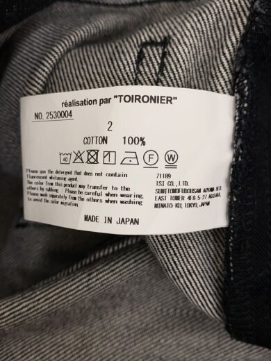 商品画像：ボトム/2/コットン/BLK/2530004 6