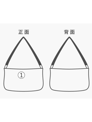 商品画像：内側破れ有/ショルダーバッグ/--/RED 9