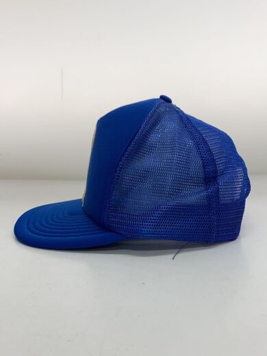 商品画像：キャップ/M/ナイロン/BLU/無地/メンズ 2