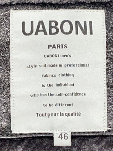 商品画像：レザージャケット・ブルゾン/46/カシミア/BLK 3