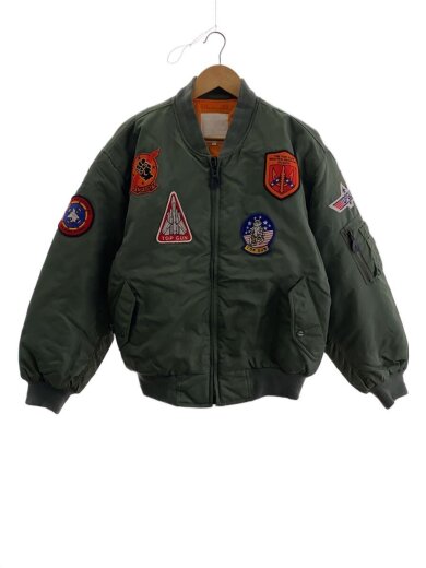 商品画像：フライトジャケット/L/ポリエステル/KHK 1