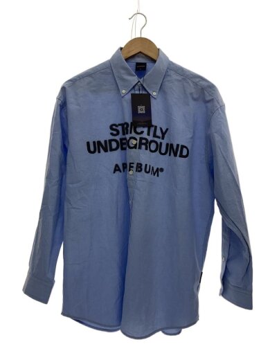 商品画像：長袖シャツ/L/コットン/BLU// 1