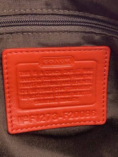 商品画像：ショルダーバッグ/エナメル/RED/F20096// 5