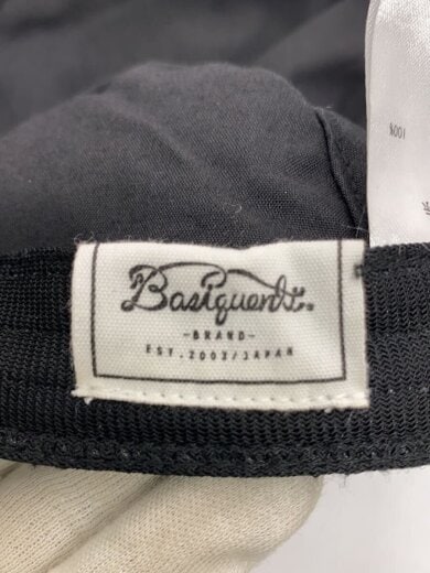 商品画像：ベレー帽/--/ナイロン/BLK/無地/メンズ 5