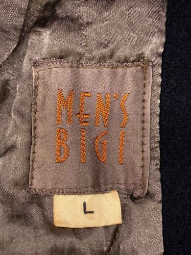 画像：MEN’S BIGIスタジャン/L/ウール/BLK/無地3